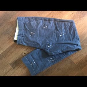 J. Crew Broken-In Embroidered Chinos